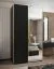 Armoire / Armoire à portes coulissantes | 245,5 x 140 x 64 cm | 2 portes coulissantes | 6 compartiments | 2 tringles à vêtements | Fermeture en douceur | Miroir | Couleur : noir