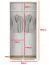 Armoire simple avec deux compartiments Zapopan 23, couleur : graphite, Matériaux de haute qualité, dimensions : 185 x 90 x 40 cm, deux tringles à vêtements coulissantes
