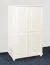 Commode en bois de pin massif, blanc Junco 157 - Dimensions : 140 x 89 x 41 cm (H x L x P)