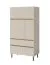Chambre à coucher complète - Ensemble A Fricourt, 6 pièces, beige / chêne clair, design agréable, couleurs harmonieuses, montage simple et rapide
