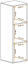 Armoire suspendue moderne Kongsvinger 02, couleur : chêne wotan - dimensions : 120 x 30 x 30 cm (h x l x p), avec suffisamment d'espace de rangement