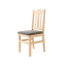 Chaise en bois de pin massif, naturel 002 - Dimensions 93 x 43 x 45 cm (H x L x P)