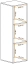 Armoire suspendue Fardalen 06, Couleur : Noir - dimensions : 120 x 30 x 30 cm (h x l x p), avec push-to-open