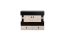 Chambre d'adolescents - Commode Aalst 08, couleur : chêne / crème / noir - Dimensions : 90 x 110 x 40 cm (h x l x p)