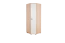 Armoire à portes battantes / armoire d'angle 20, couleur : hêtre / blanc - 236 x 86 x 86 cm (H x L x P)