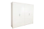 Chambre à coucher - Armoire, Couleur: Ivoire - Dimensions: 225 x 251 x 58 cm (H x L x P)