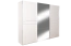 Armoire à portes coulissantes / armoire Siumu 10, couleur : beige / beige brillant - 224 x 272 x 61 cm (h x l x p)