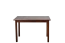 Table pin massif couleur noyer Junco 228C (anguleuse) - 120 x 70 cm (l x p)