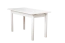 Table à rallonge en pin massif laqué blanc, Junco 236E (rectangulaire) - Dimensions 75 x 140 / 210 cm