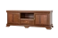 Meuble TV Sentis 07, Couleur : Marron foncé - 59 x 158 x 46 cm (H x L x P)