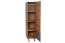 Bureau - Armoire étroite, Couleur: Chêne / Gris - Dimensions: 187 x 45 x 56 cm (H x L x P)