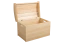Coffre en pin massif naturel 183 | 77 x 54 x 50 cm | Finition artisanale | Montage facile