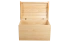 Coffre en pin massif naturel 183 | 77 x 54 x 50 cm | Finition artisanale | Montage facile
