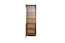 Vitrine Trevalli 2, Couleur : Chêne / Noir - Dimensions : 194 x 60 x 40 cm (H x L x P)