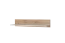 Chambre des jeunes - étagère suspendue / étagère murale Alard 08, couleur : chêne / blanc - Dimensions : 15 x 80 x 20 cm (h x l x p)
