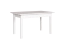 Table à manger extensible blanc en pin massif Junco 236D | 90 x 140 / 175 cm | Finition haut de gamme | Design classique