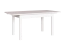 Table à manger extensible blanc en pin massif Junco 236D | 90 x 140 / 175 cm | Finition haut de gamme | Design classique