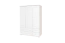 Armoire, Couleur: Blanc 190x133x60 cm