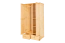 Armoire en bois de pin massif, naturel 013 - Dimensions 190 x 90 x 60 cm (H x L x P)