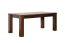 Table basse en pin massif couleur noyer Junco 483 | Design épuré | 120 x 60 x 50 cm | Excellente stabilité