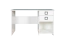 Bureau 28, Couleur : Blanc - dimensions : 74 x 125 x 60 cm (h x l x p)