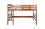 Lit mezzanine 90 x 200 cm, "Easy Premium Line" K22/n, bois de hêtre massif brun foncé, divisible