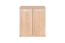 Commode Tandil 01, couleur : chêne Sonoma - 70 x 60 x 31 cm (H x L x P)
