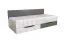 Lit enfant ou adolescent Ohey 12 | 90 x 200 cm | Design moderne | Bicolore gris foncé et gris clair