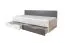 Lit enfant ou adolescent Ohey 12 | 90 x 200 cm | Design moderne | Bicolore gris foncé et gris clair
