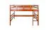 Lit mezzanine 160 x 200 cm "Easy Premium Line" K23/n, hêtre massif laqué couleur cerisier, divisible