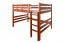 Lit mezzanine 160 x 200 cm "Easy Premium Line" K23/n, hêtre massif laqué couleur cerisier, divisible