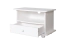 Meuble TV en pin massif laqué blanc Junco 200 - dimensions 46 x 72 x 44 cm
