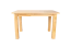 Table en bois de pin massif naturel Junco 240A (rectangulaire) - Dimensions 80 x 120 cm