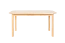 Table en bois de pin massif naturel Junco 230B (ronde) - Dimensions 75 x 150 cm