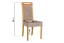 Chaise classique Alangis avec rembourrage confortable en PES noir, hauteur d'assise de 47 cm, bois de hêtre robuste dans la couleur blanche, grand confort d'assise