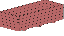 Jardinière Purpurea rectangulaire grande avec insert en tissu - Dimensions : 120 x 50 x 31 cm (L x P x H)