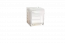 Chambre d'adolescents - Table de chevet Greeley 13, couleur : hêtre / blanc / gris clair - Dimensions : 48 x 40 x 40 cm (H x L x P), avec 2 tiroirs