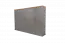 Armoire à portes battantes / penderie Lotofaga 18, Couleur : Gris / Noyer - 227 x 346 x 59 cm (H x L x P)