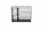 Étagère de la chambre des jeunes pour lit Ohey 12, couleur : gris foncé / gris clair - Dimensions : 75 x 94 x 25 cm (h x l x p)