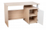 Bureau Palpala 11, couleur : chêne Sonoma / blanc - 75 x 115 x 56 cm (H x L x P)