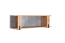 Etagère à suspendre / étagère murale Atule 08, couleur : chêne / gris - Dimensions : 28 x 100 x 24 cm (H x L x P)