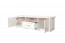 Meuble bas de télévision Falefa 06, couleur : blanc - 51 x 159 x 55 cm (H x L x P)