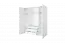 Armoire à portes battantes / armoire Minnea 07, couleur : blanc - Dimensions : 206 x 180 x 57 cm (H x L x P)