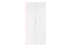 Armoire à portes battantes / Penderie Minnea 04, Couleur : Blanc - dimensions : 206 x 100 x 57 cm (h x l x p)