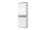 Armoire Sagone 01, couleur : chêne brun foncé / blanc - Dimensions : 189 x 68 x 35 cm (H x L x P)