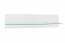 Étagère suspendue / étagère murale Patamea 04, couleur : blanc brillant - 34 x 140 x 21 cm (h x l x p)