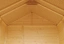 Abri de jardin Münster 02 avec plancher, finition naturelle - éléments 19 mm, surface au sol : 3,1 m².